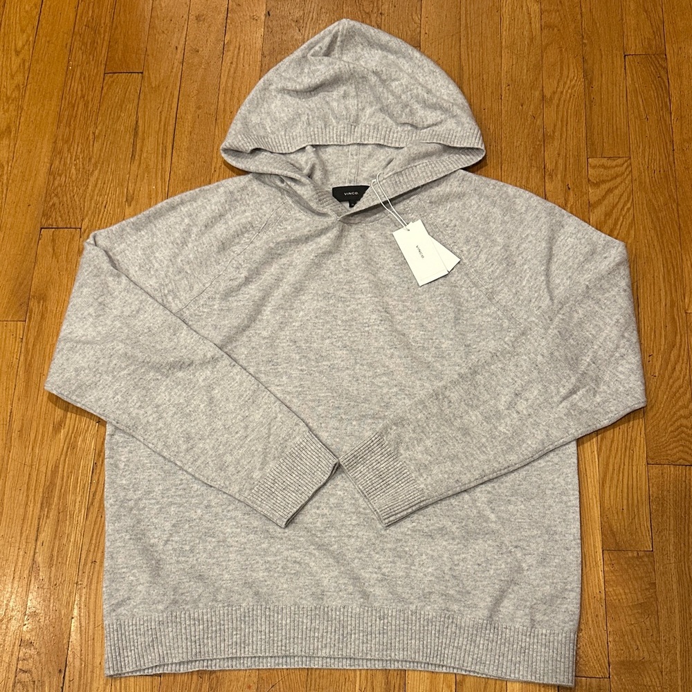 Vince Wool Cashmere Pullover Hoodie
